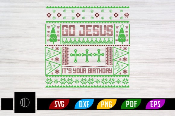 Go Jesus It's Your Birthday Ugly Sweater Design Review