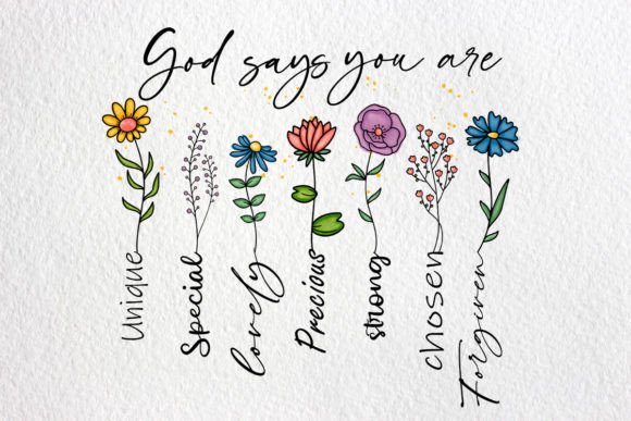 God Says You Are Christian Sublimation: A Brand Designer’s Take on This Versatile Graphic for Crafts & Marketing