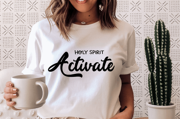 Holy Spirit Activate SVG: Christian Graphics for Crafts & Commercial Use