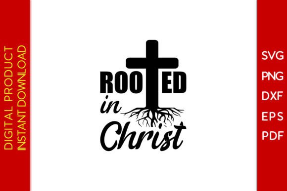 Rooted in Christ Christian SVG Cut File Review for Crafters & Small Business Makers