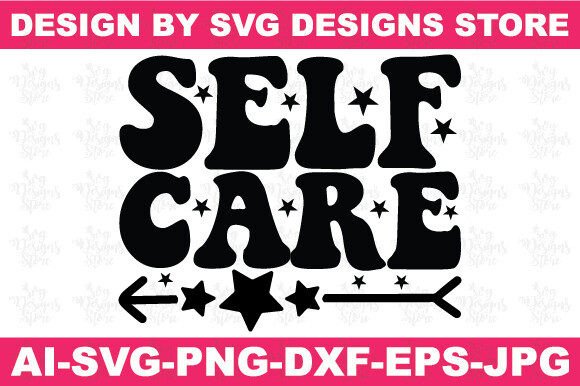 Self Care Christian SVG PNG Design for Crafts & Graphics