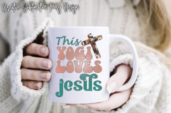 This Yogi Loves Jesus PNG – Crafts & Graphics for Digital Sellers